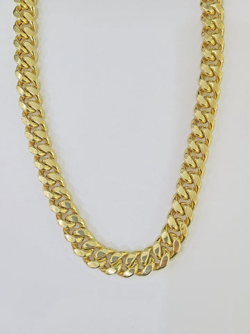 10k Real Miami Cuban Royal Link Chain 24 inch 13mm Genuine Yellow Genuine