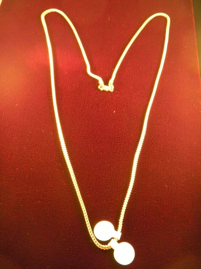 Real 10k Gold 24" inch Franco Chain necklace 1.5mm Rope cuban.