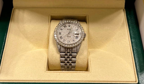 36mm Iced Out Rolex